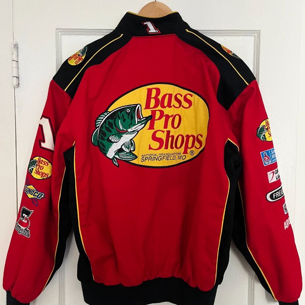 Vintage Bass Pro Shop Nascar Racing Jacket - Picture 3 of 3